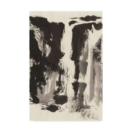Chris Paschke 'Sumi Waterfall View Iv' Canvas Art,12x19